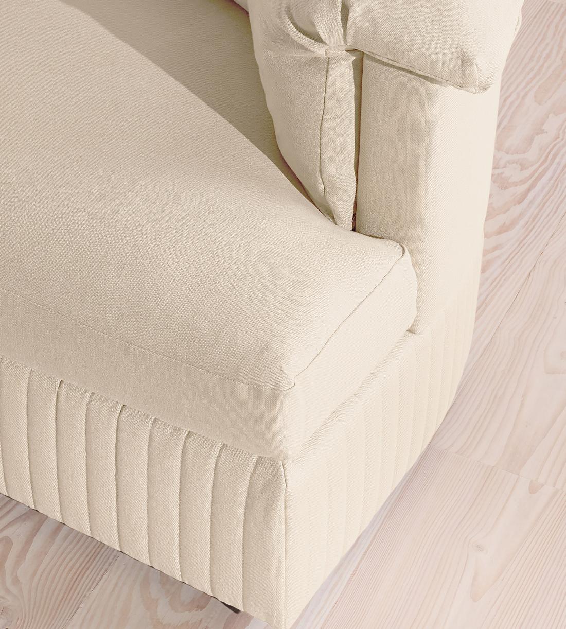Oona Sectional Sofa - L-Shape Sofa - Linen - Bisque - US - Images - Image 8