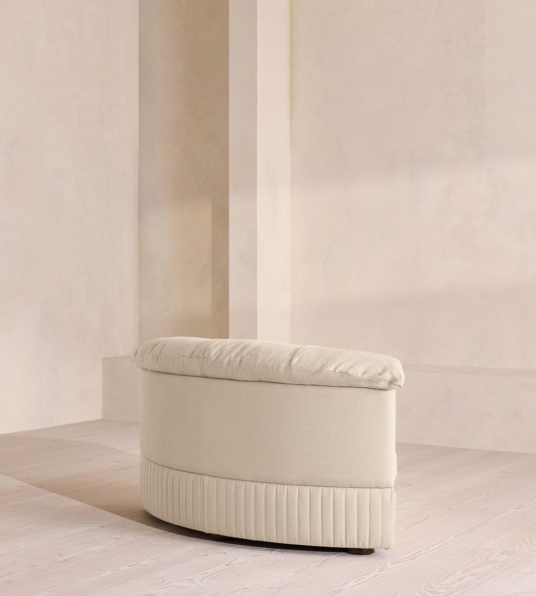 Oona Modular Sofa - Corner Module - Linen - Bisque - UK - Image 7