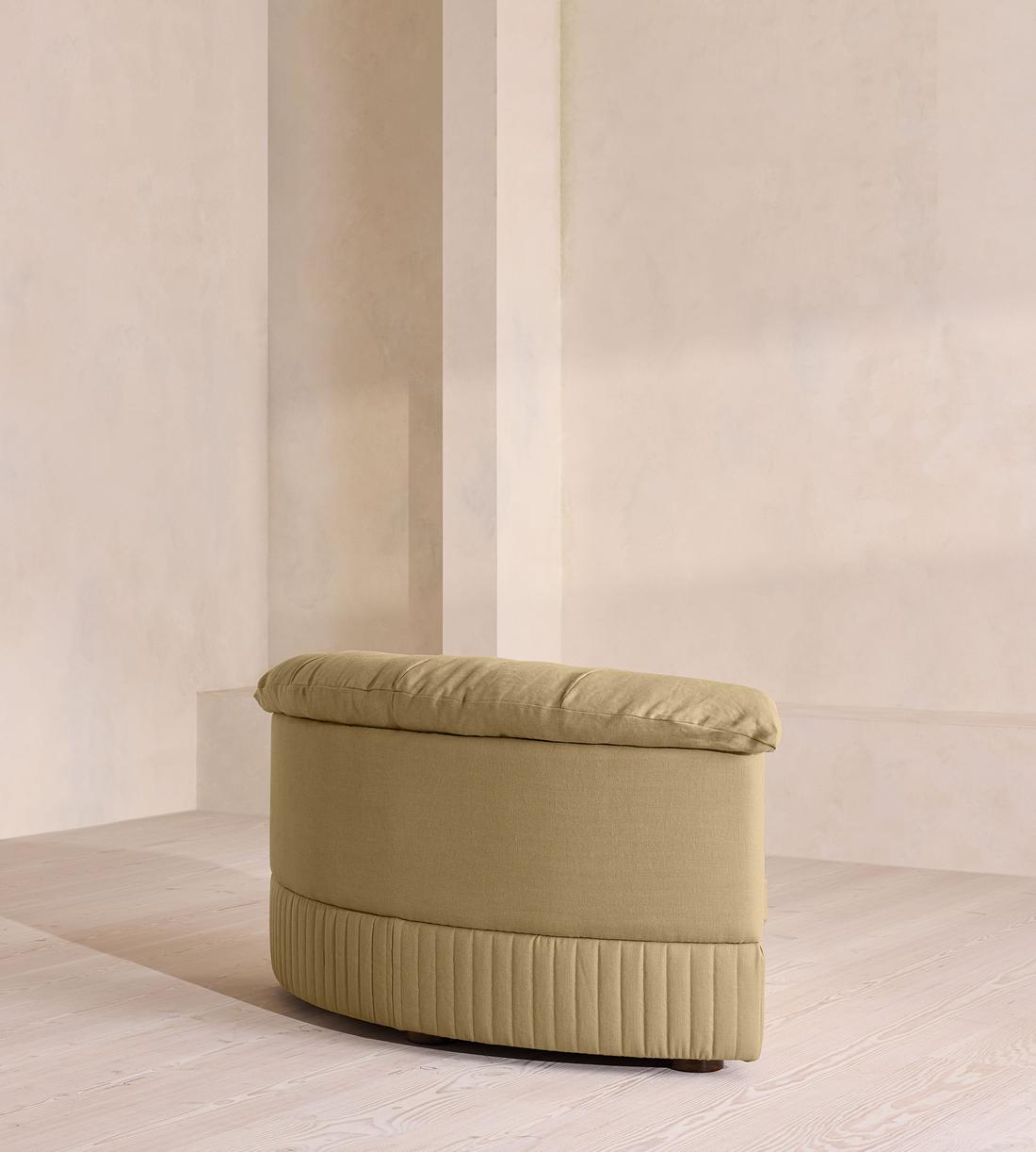 Oona Modular Sofa - Corner Module - Linen - Wheat - UK - Image 3