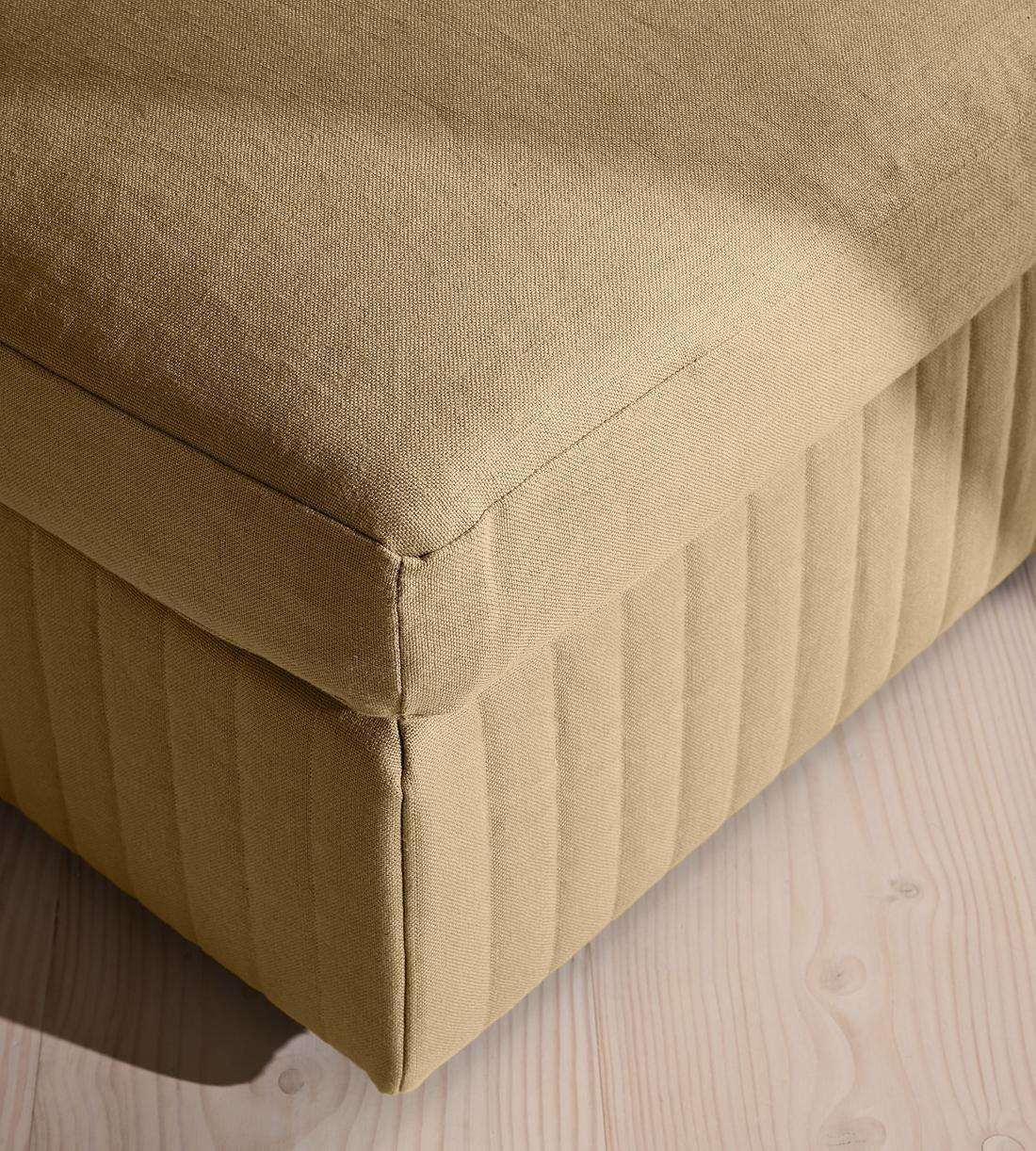Oona Ottoman - Linen - Wheat - UK - Image 3