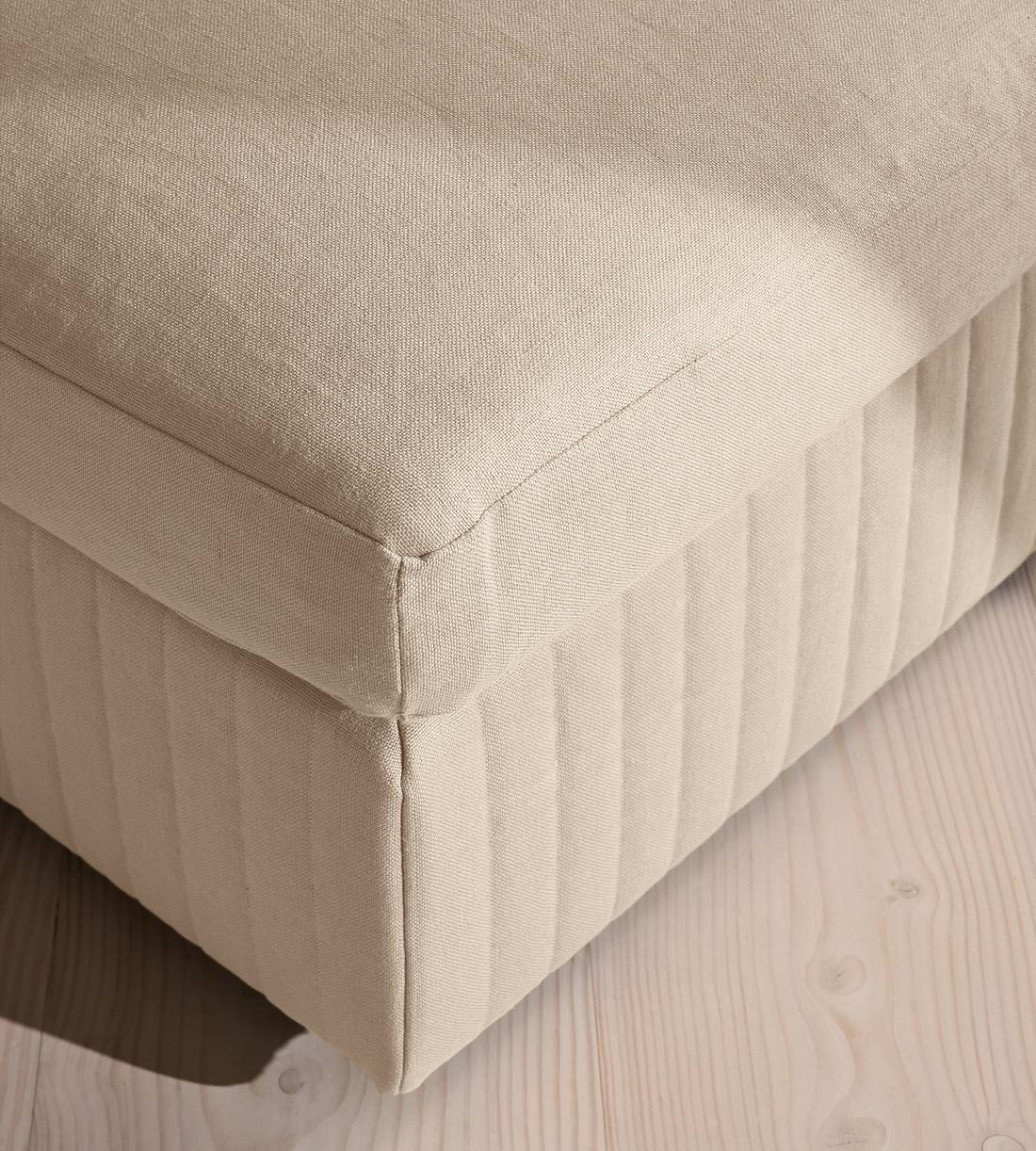 Oona Ottoman - Linen - Bisque - UK - Image 3