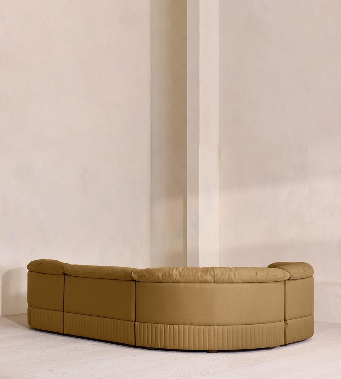 Oona Modular Sofa - L-Shape Sofa - Linen - Ochre - UK - Images - Image 3
