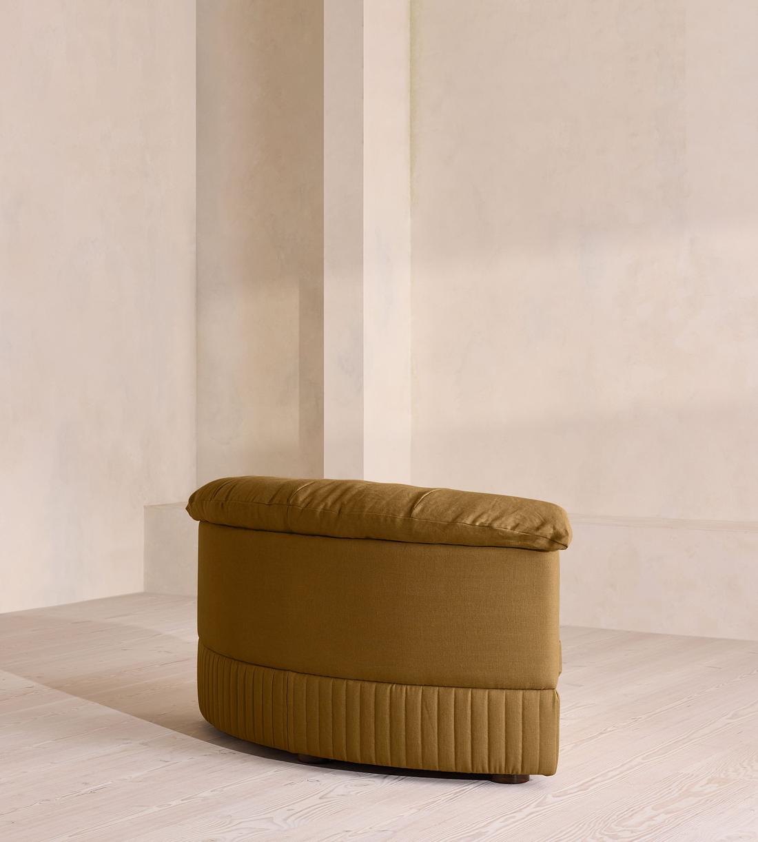 Oona Modular Sofa - Corner Module - Linen - Ochre - UK - Image 7