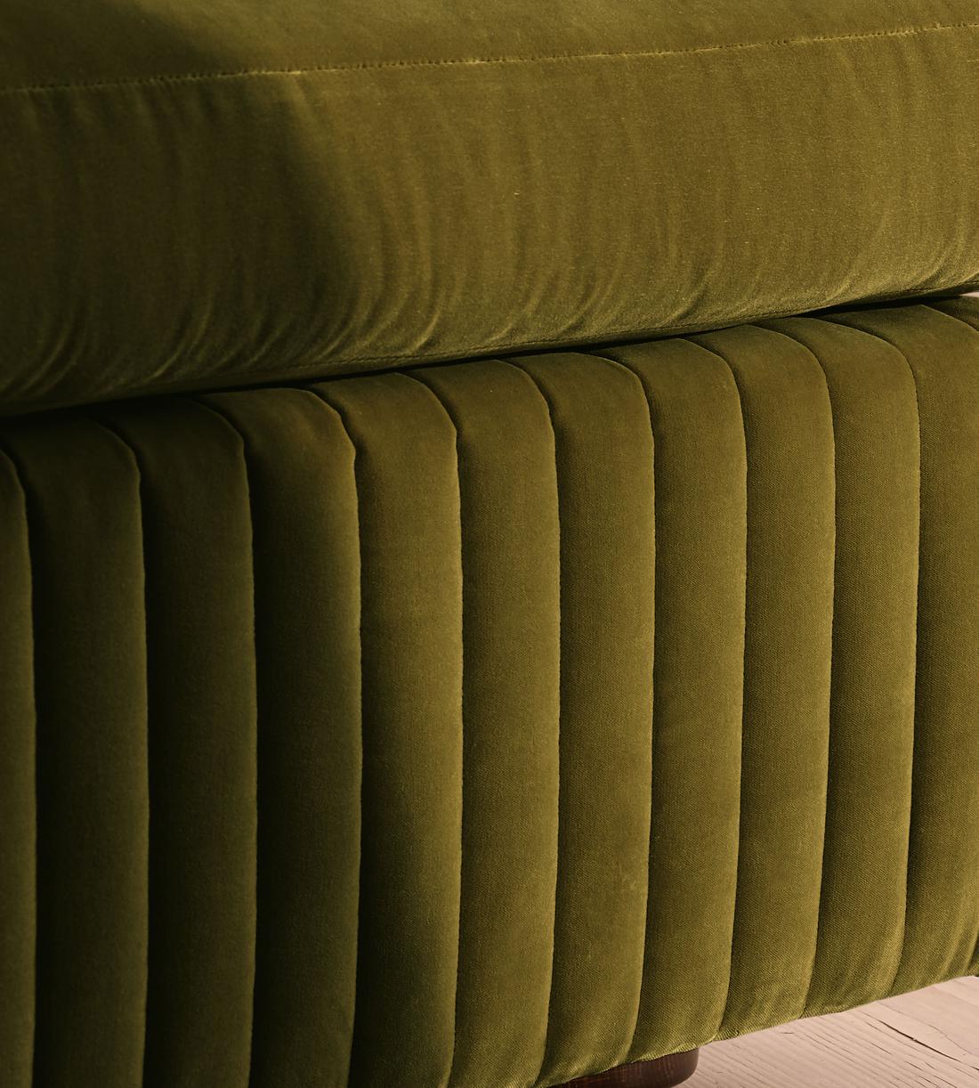 Oona Modular Sofa - Four Seater - Velvet Olive UK - Images - Image 5