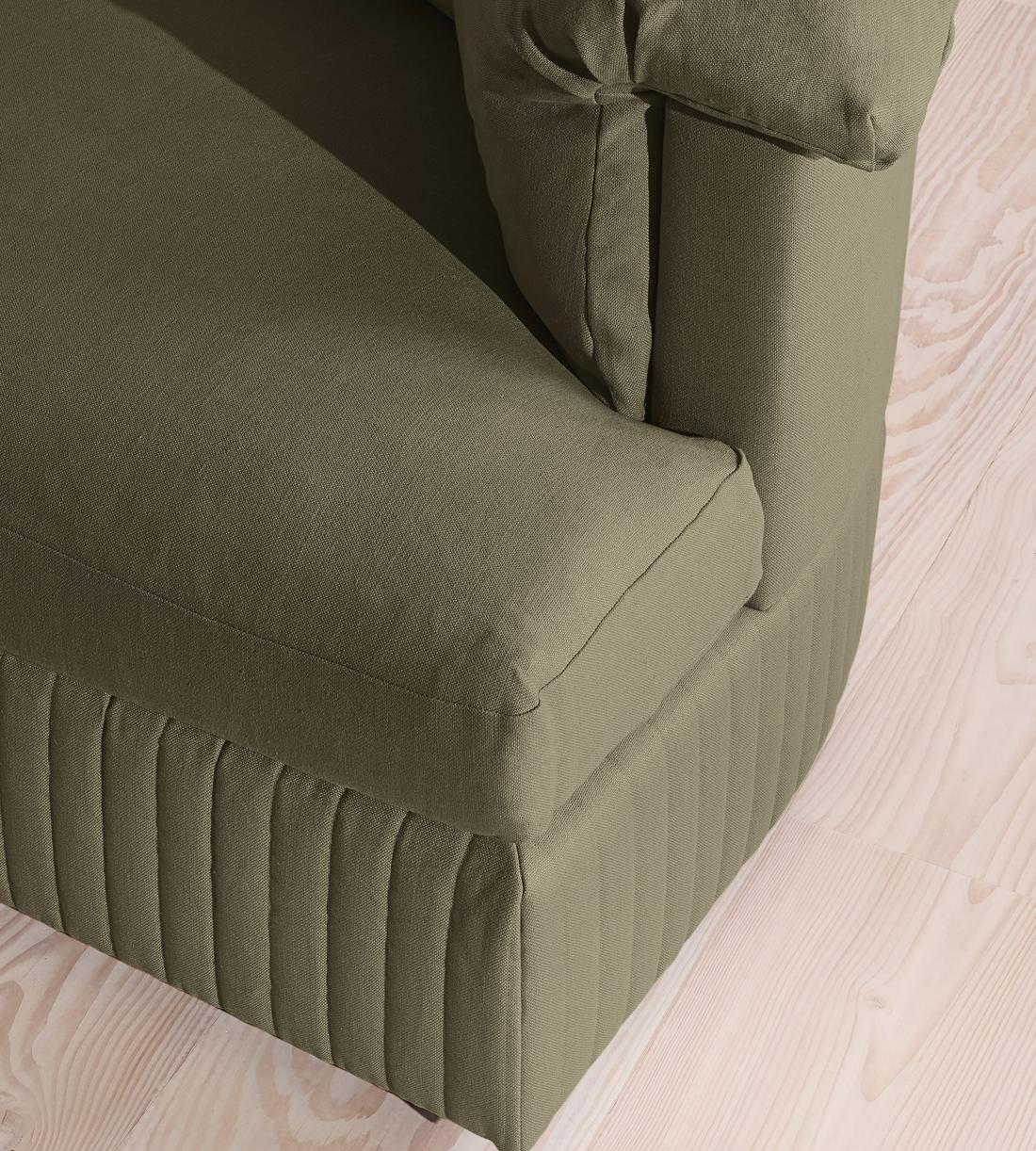 Oona Modular Sofa - Three Seater - Linen - Sage - UK - Images - Image 5