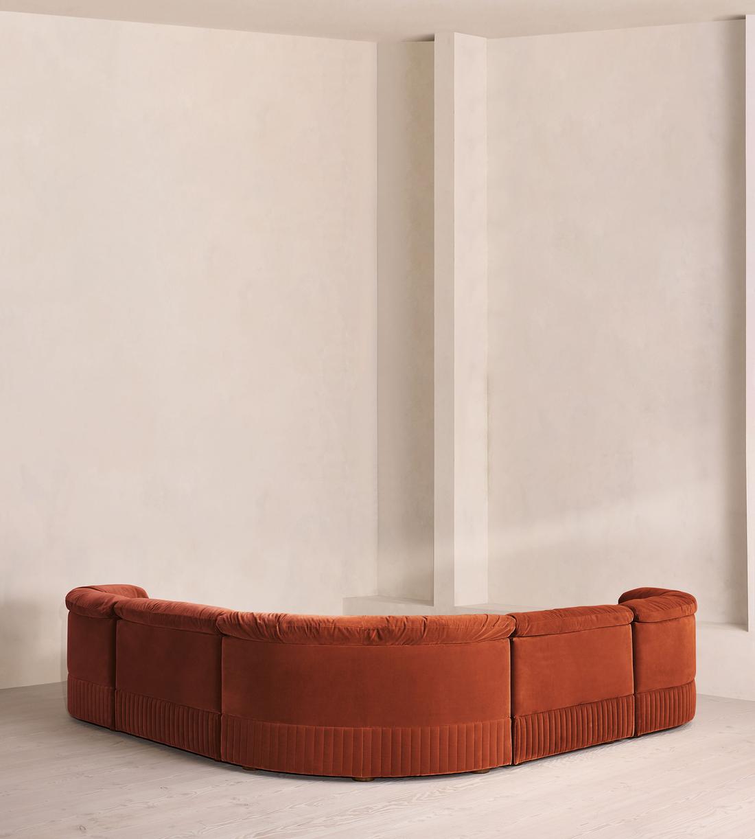 Oona Modular Sofa - Corner Sofa - Velvet Rust UK - Images - Image 3