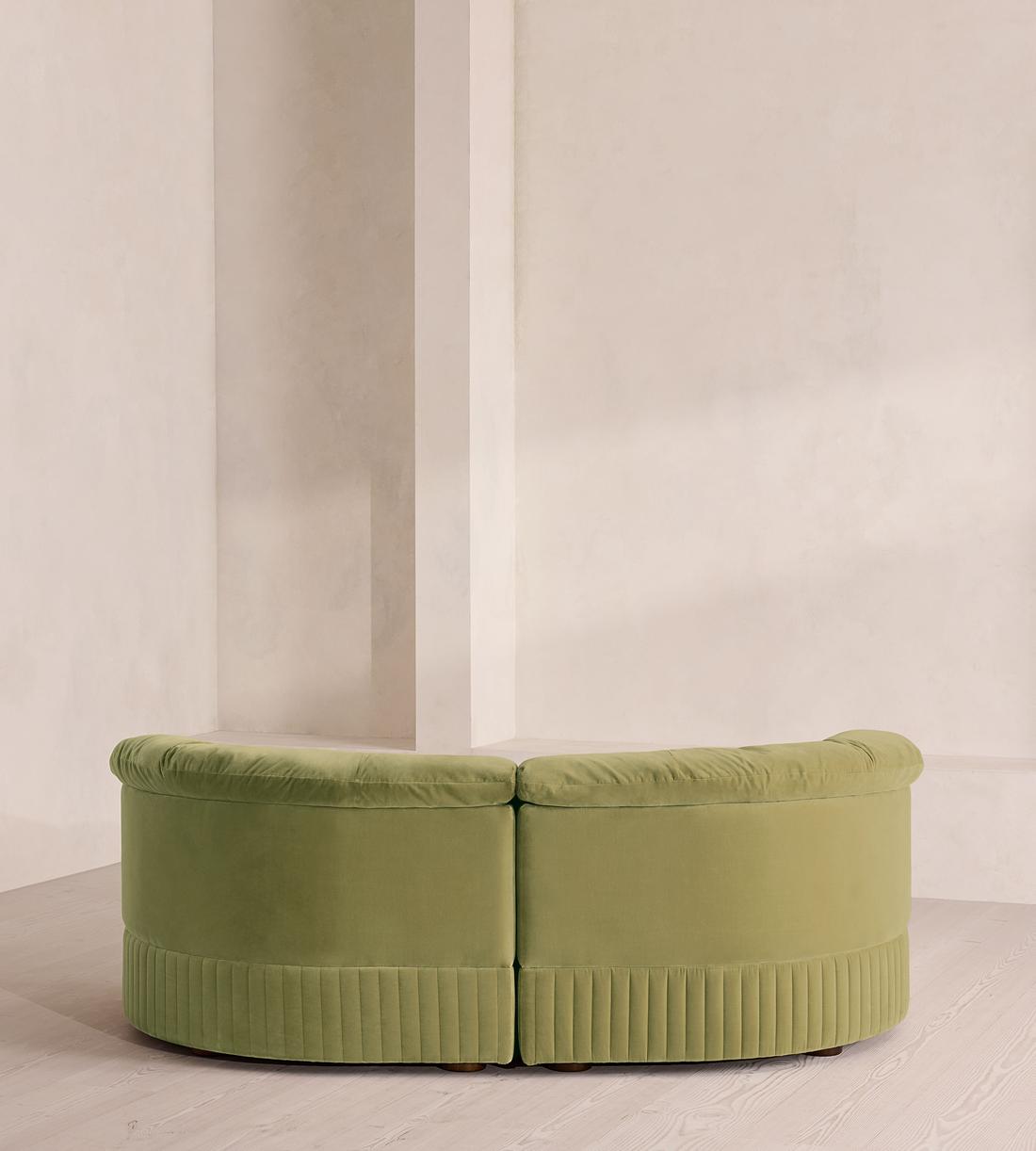 Oona Sectional Sofa - Three Seater - Velvet Lichen - US - Images - Image 4