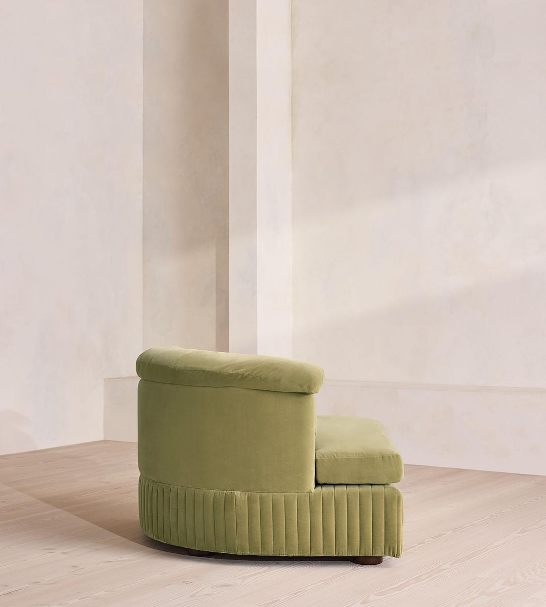 Oona Sectional Sofa - Right Arm Module - Velvet Lichen - US - Image 7