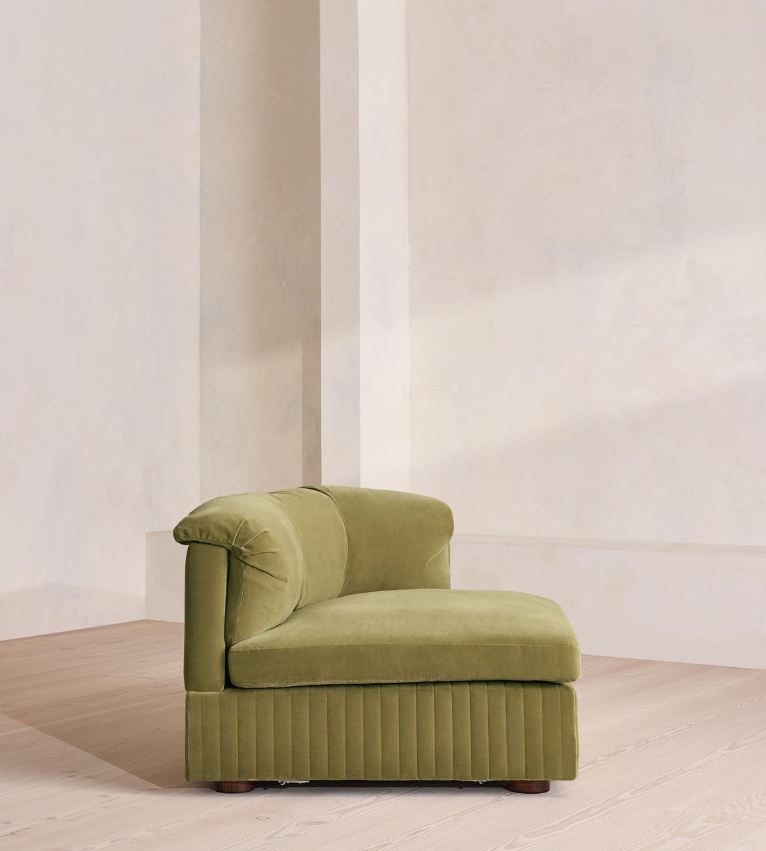 Oona Sectional Sofa - Armless Module - Velvet Lichen - US - Image 8