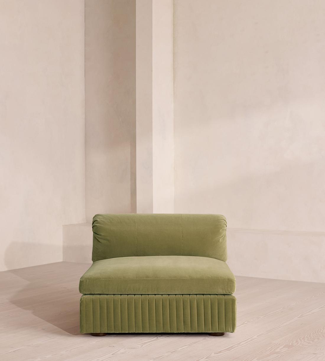 Oona Sectional Sofa - Right Arm Module - Velvet Lichen - US - Image 1