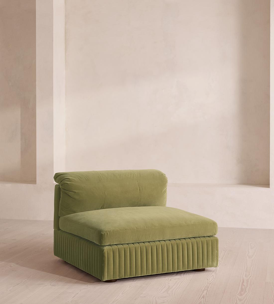 Oona Sectional Sofa - Right Arm Module - Velvet Lichen - US - Image 2