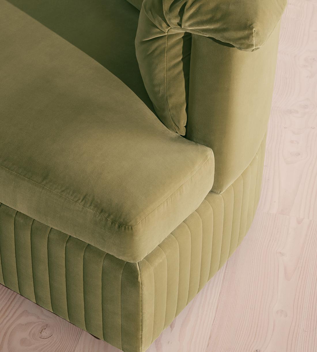 Oona Modular Sofa - L-Shape Sofa - Velvet Lichen UK - Images - Image 4