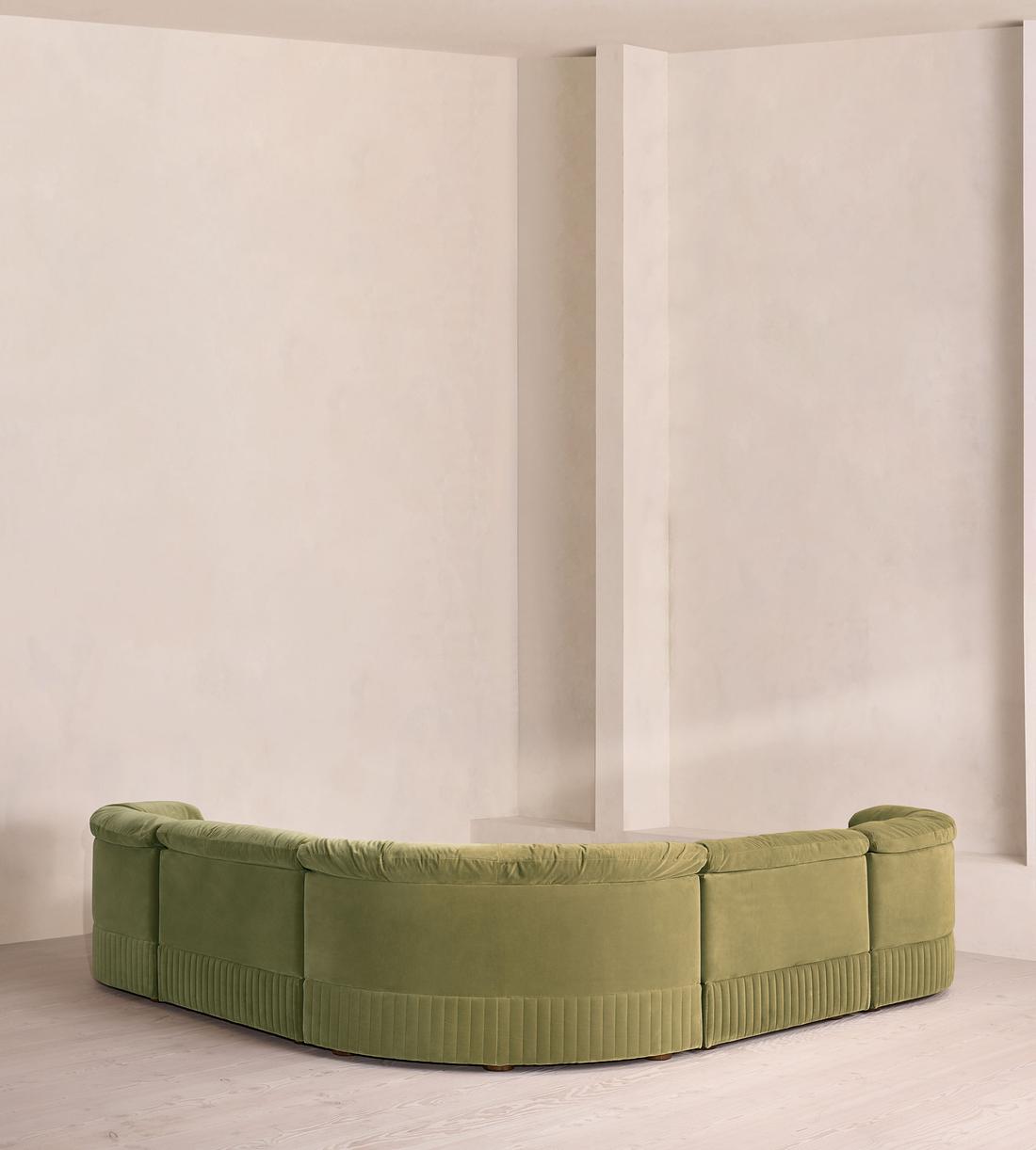 Oona Modular Sofa - Corner Sofa - Velvet Lichen UK - Images - Image 3