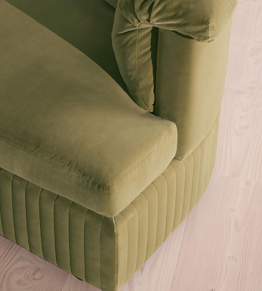 Oona Sectional Sofa - Corner Sofa - Velvet Lichen - US - Images - Image 4