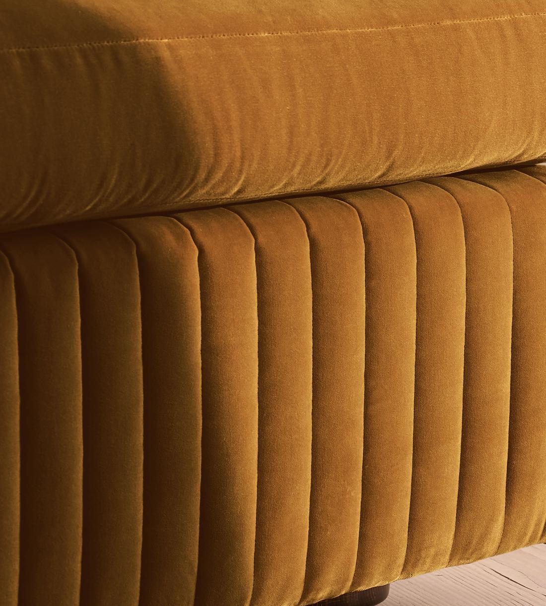 Oona Modular Sofa - Three Seater - Velvet Mustard UK - Images - Image 6