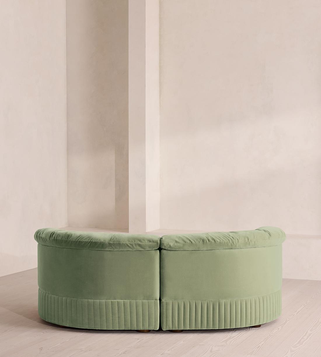 Oona Modular Sofa - Three Seater - Velvet - Seafoam - UK - Images - Image 4