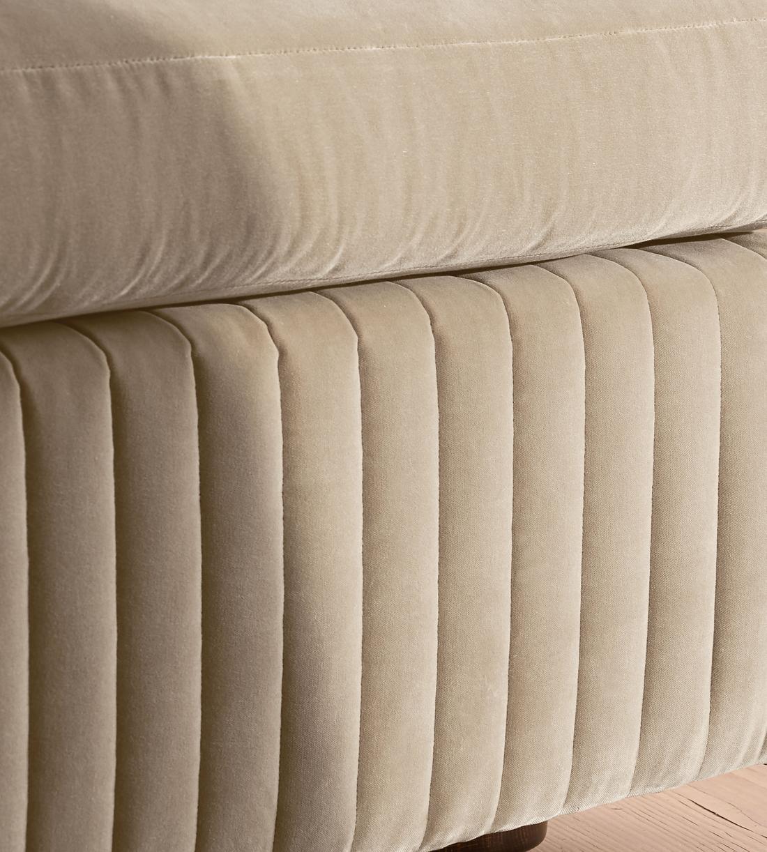 Oona Modular Sofa - Corner Module - Velvet - Oyster - UK - Image 5