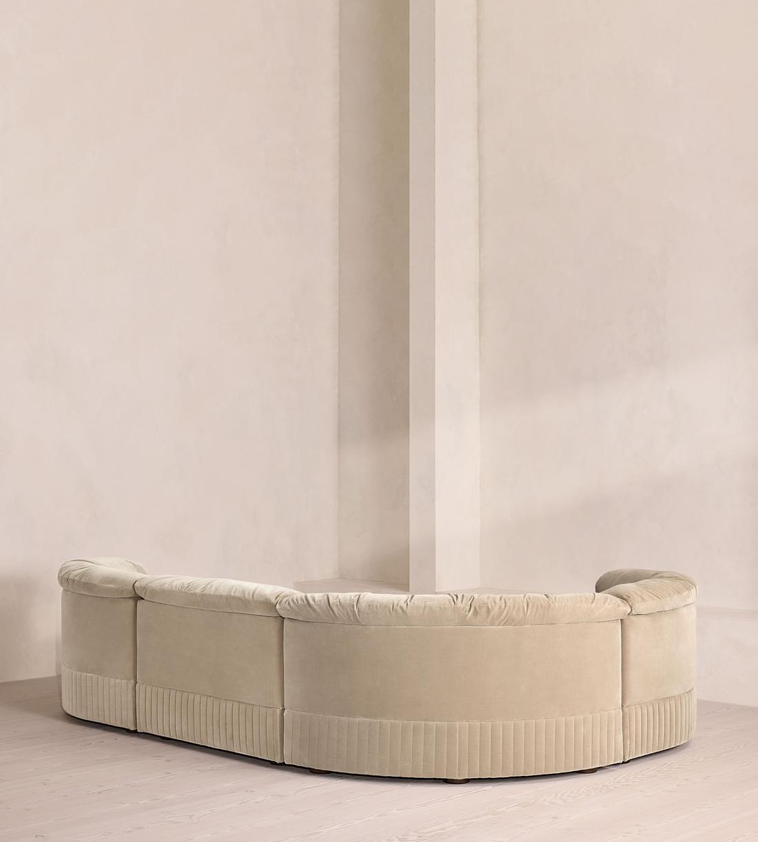 Oona Modular Sofa - L-Shape Sofa - Velvet - Oyster - UK - Images - Image 3