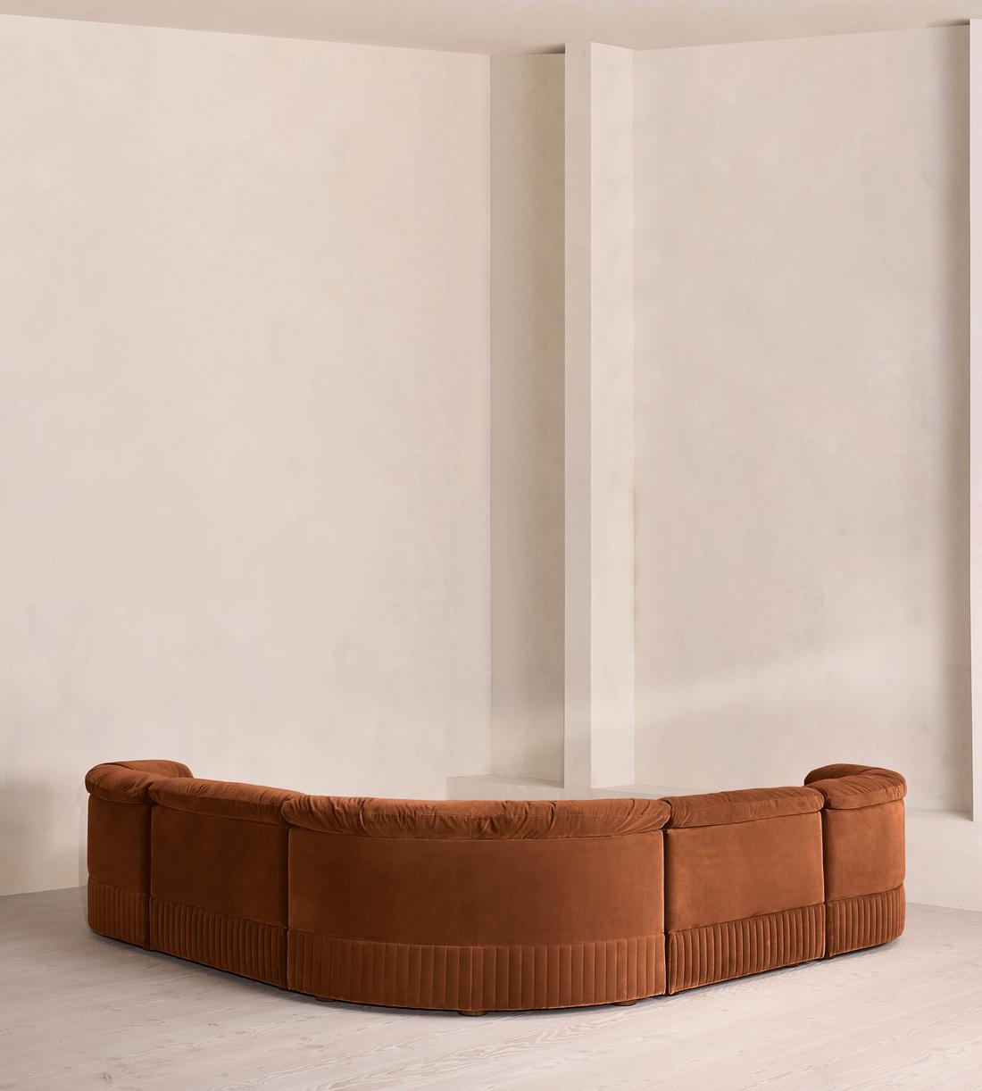 Oona Modular Sofa - Corner Sofa - Velvet - Cinnamon - UK - Images - Image 3