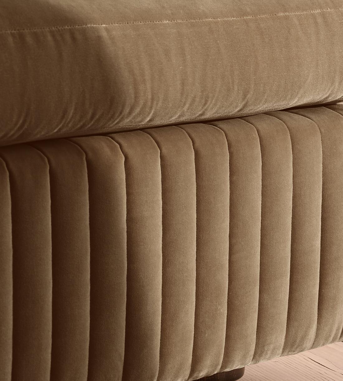 Oona Modular Sofa - Corner Module - Truffle Velvet - UK - Image 5