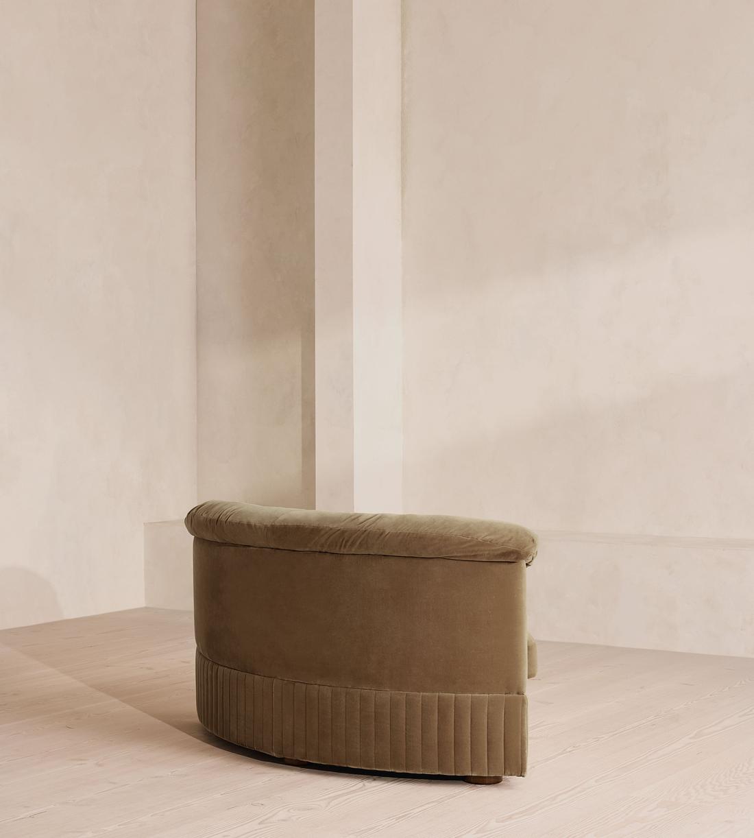Oona Modular Sofa - Left Arm Module - Truffle Velvet - UK - Image 7