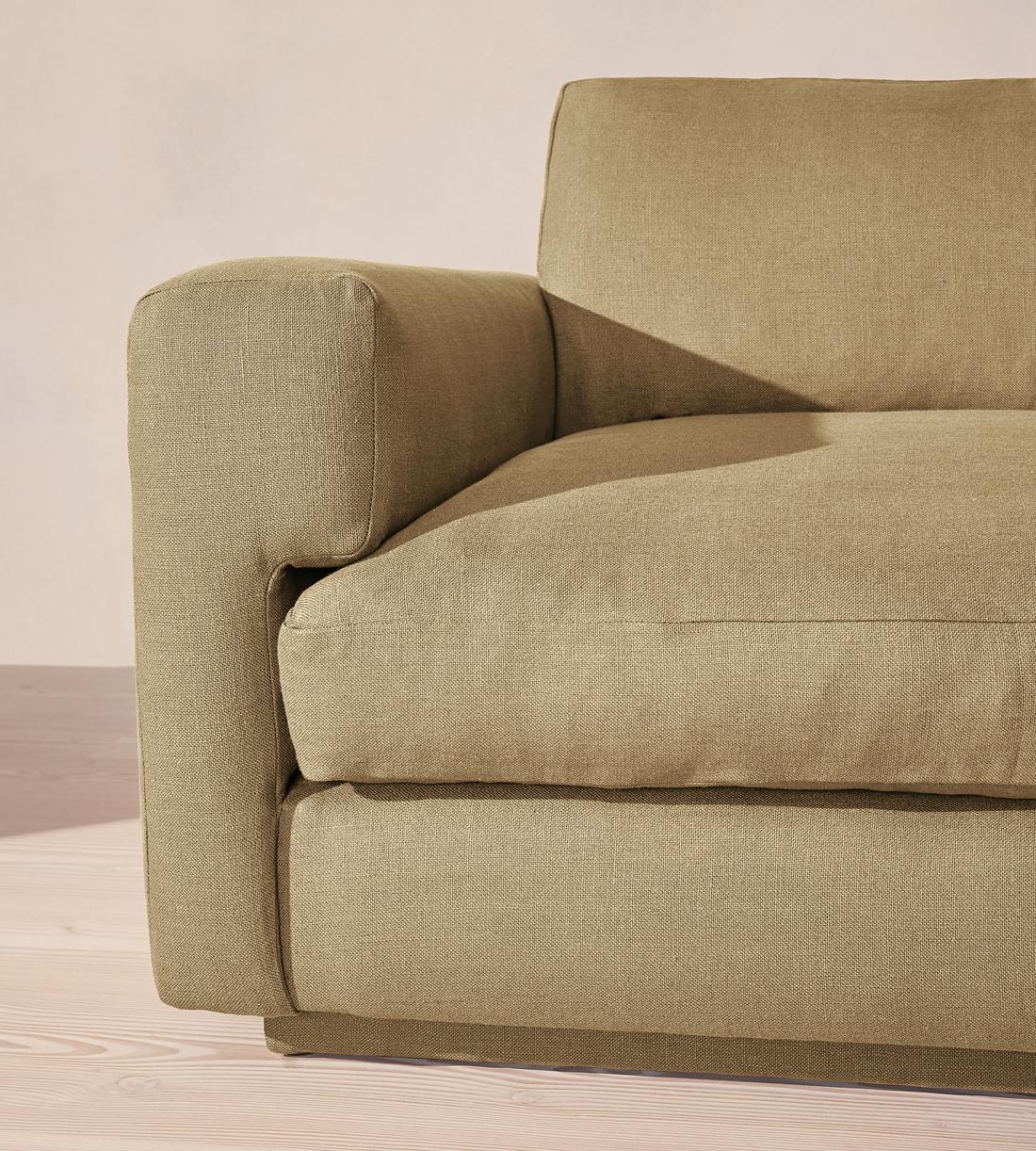Mossley Right L-Shape Sofa - Linen - Bisque - Images - Image 5