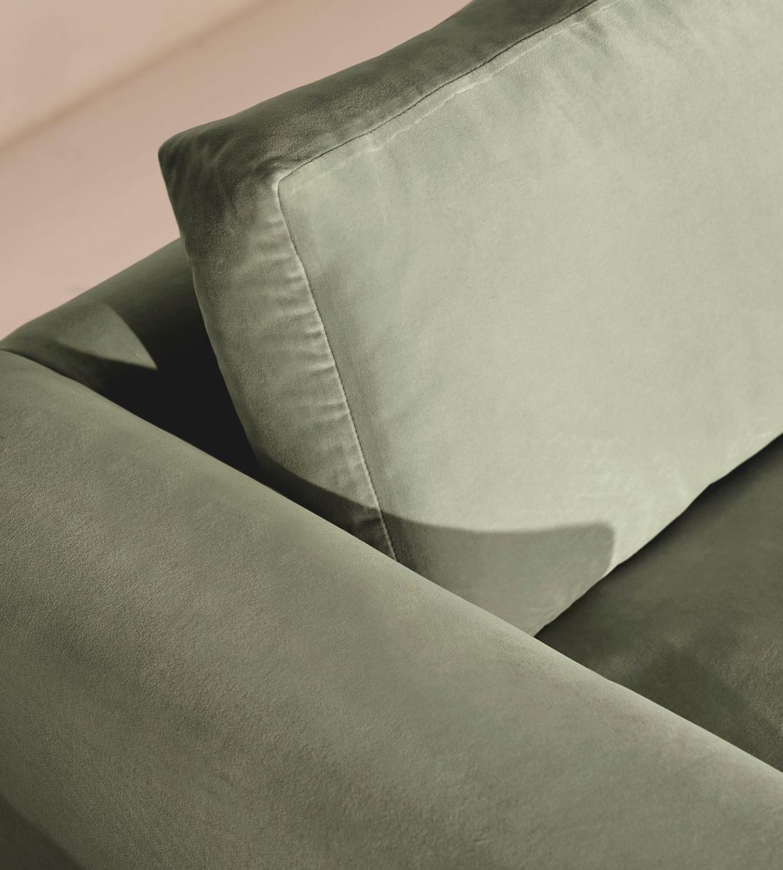 Mossley Corner Sofa - Velvet - Seafoam - US - Images - Image 6