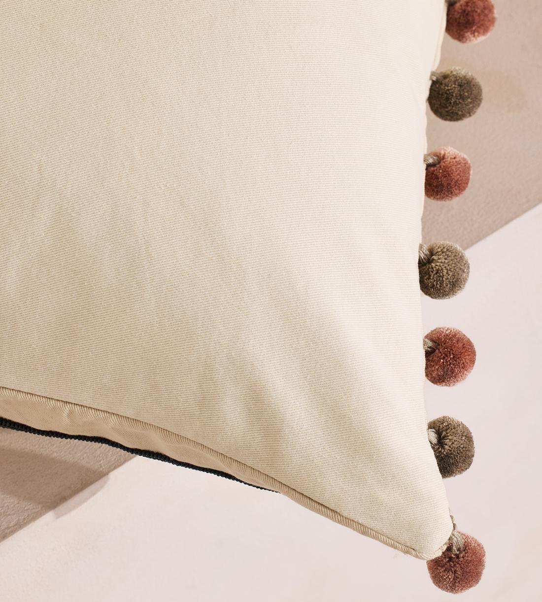 Arthur Square Cushion - Cream - Images - Image 6