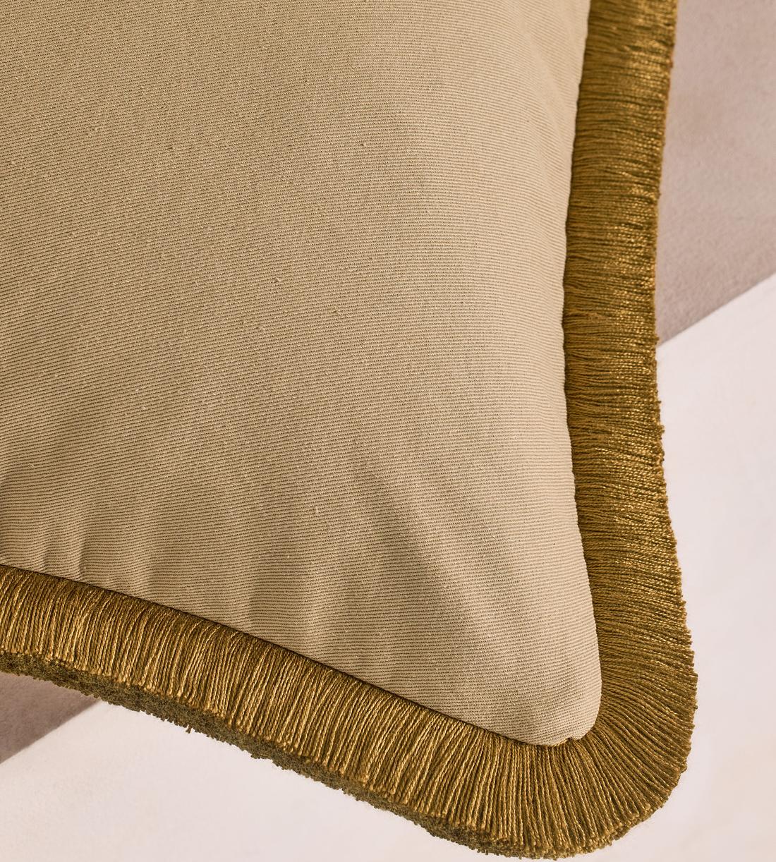 Arthur Square Cushion - Ochre - Images - Image 6