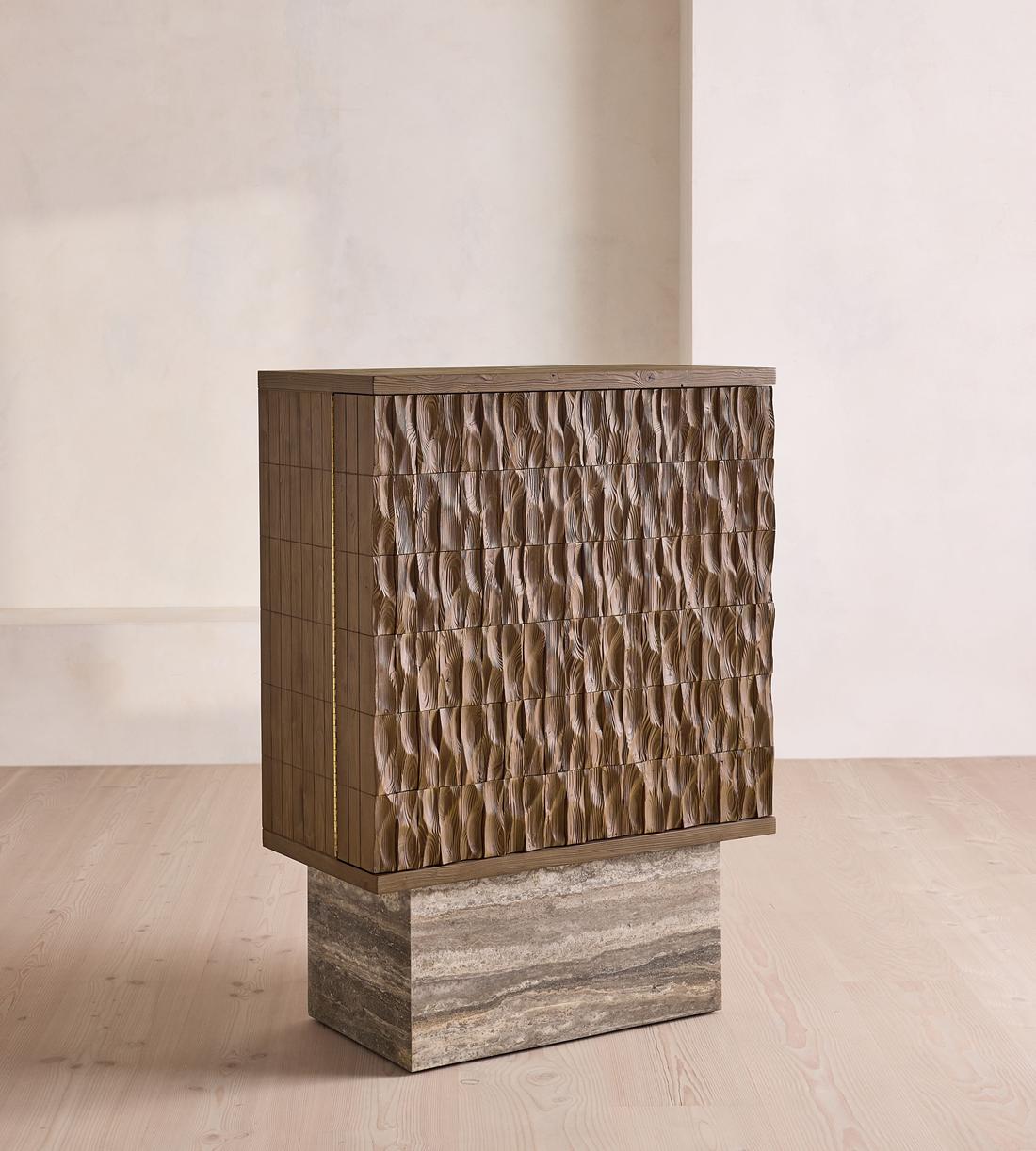 Alani Bar Cabinet - Travertine - UK - Listing - Image 6