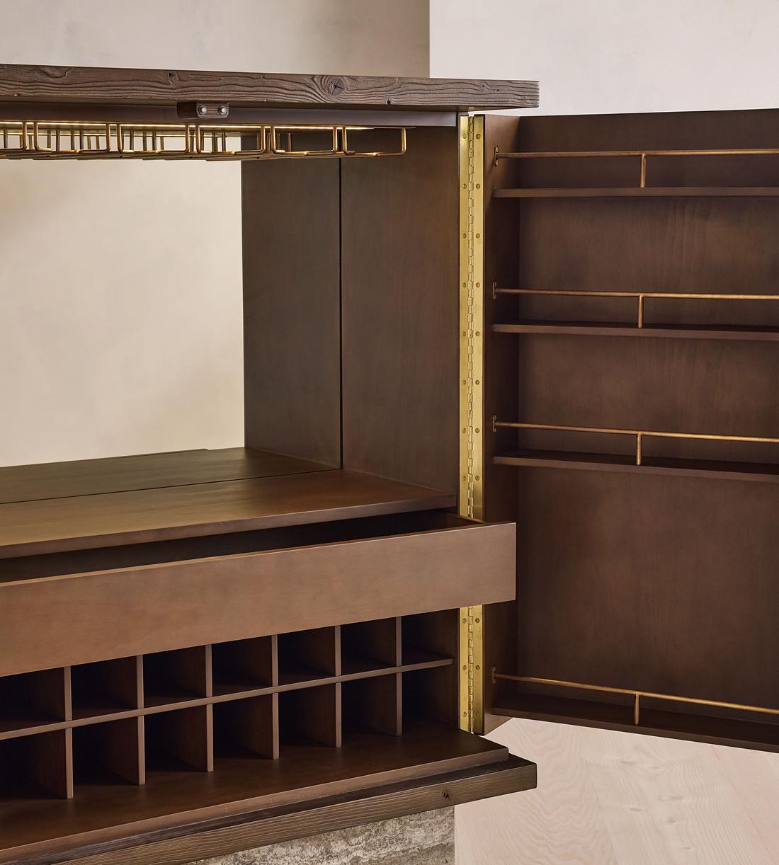 Alani Bar Cabinet - Travertine - UK - Images - Image 9