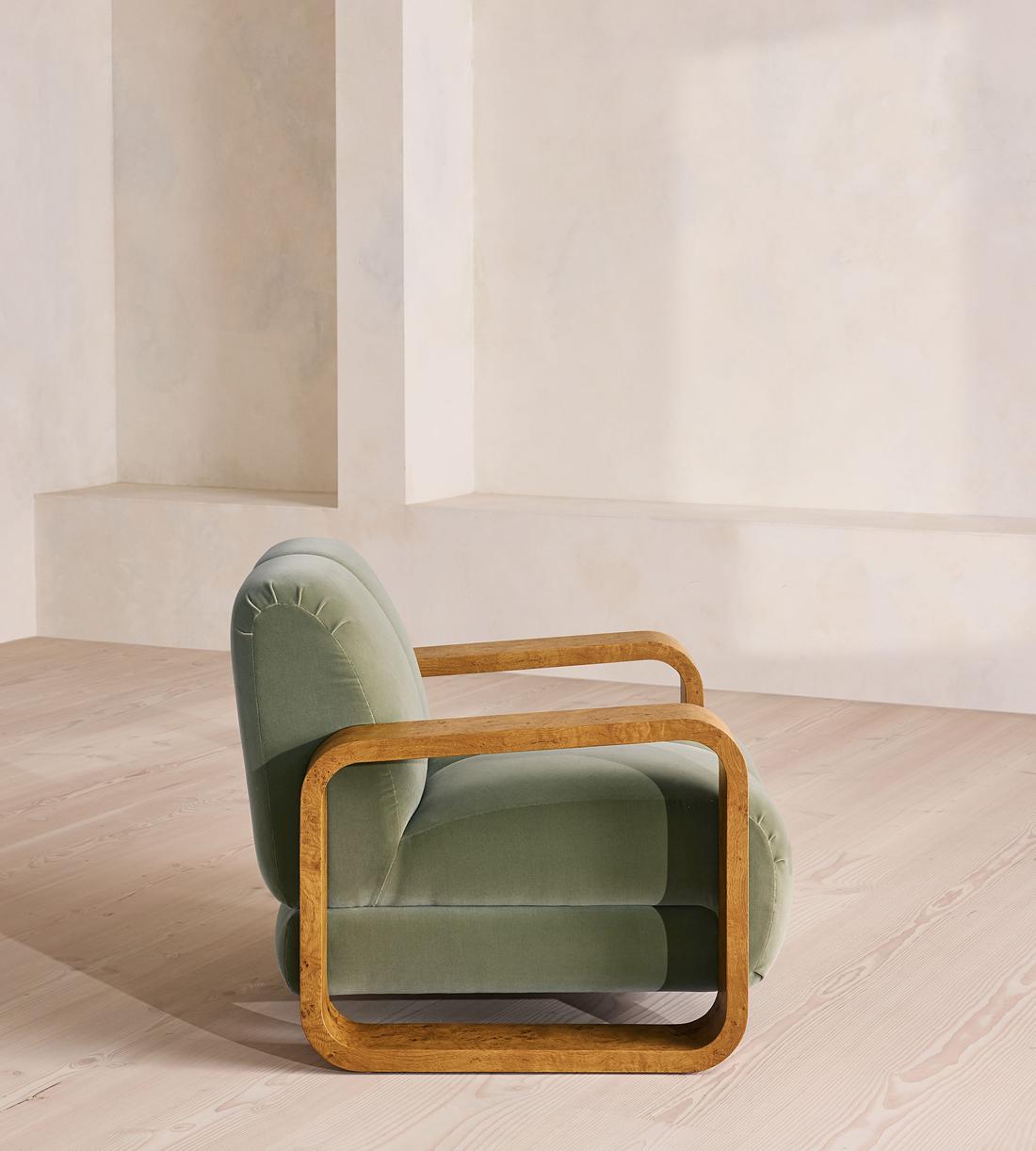 Blake Armchair - Velvet - Seafoam - UK - Images - Image 6