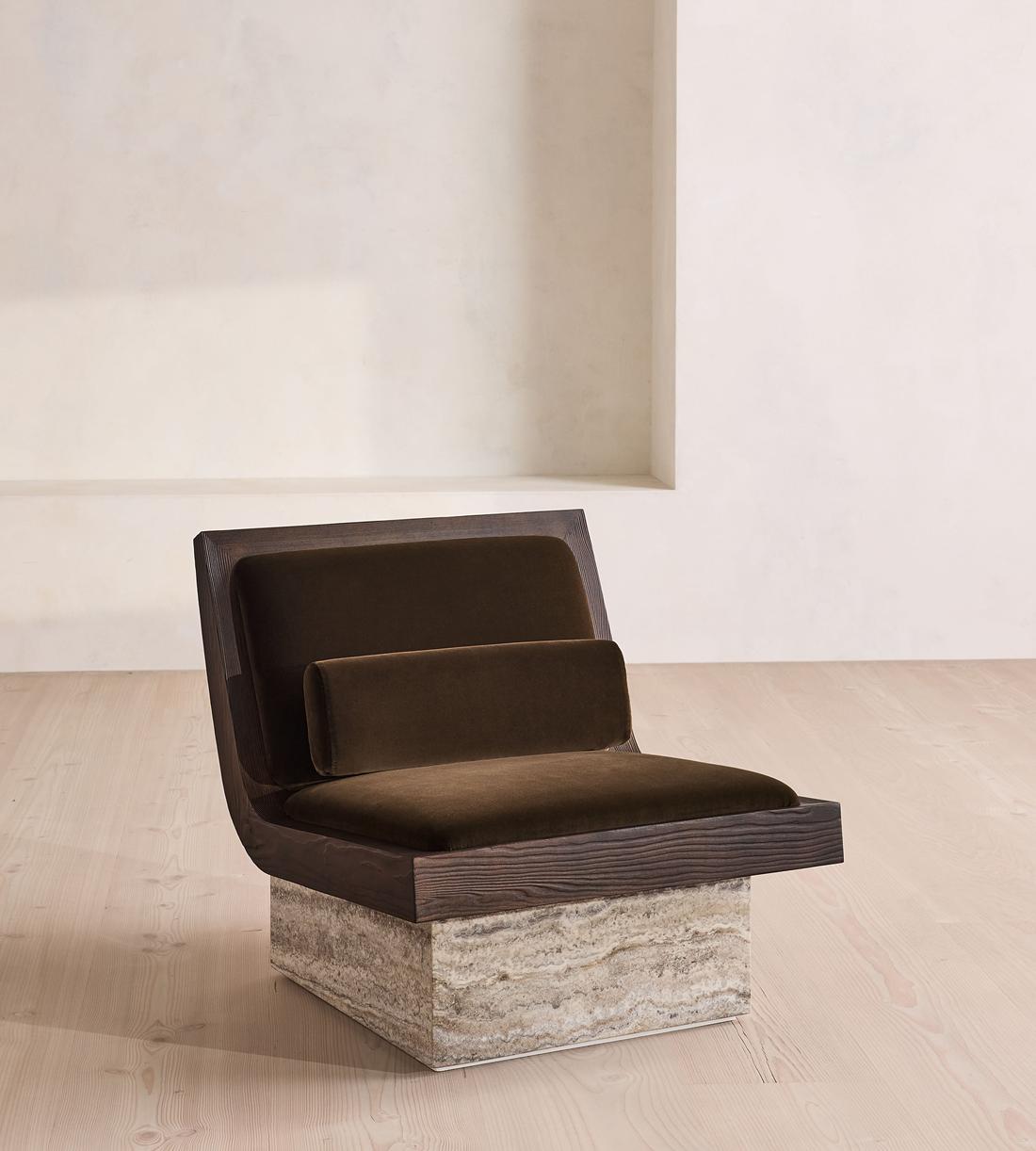Danilo Armchair - Velvet - Chocolate US - Listing - Image 2