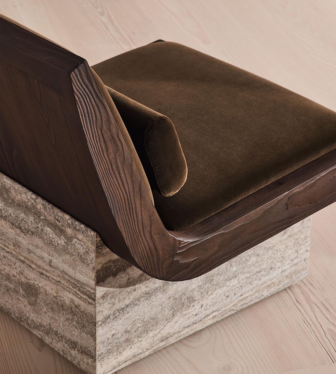 Danilo Armchair - Velvet - Chocolate US - Images - Image 7