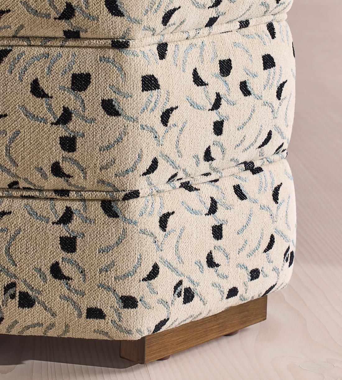 Lyla Footstool - Olia Jacquard - US - Images - Image 4