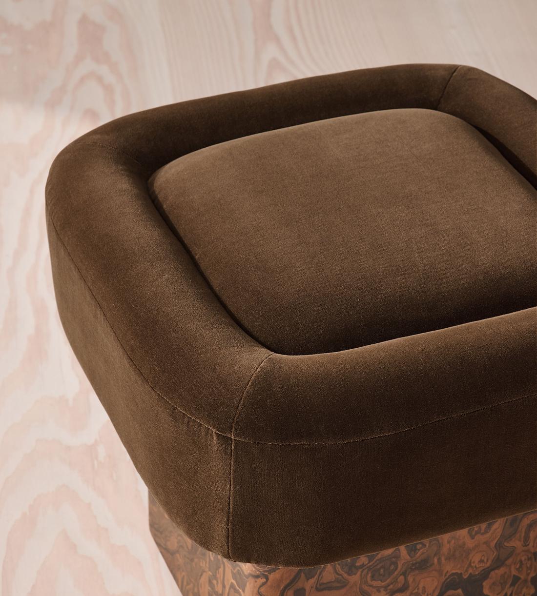 Ralph Footstool - Velvet - Chocolate - US - Images - Image 5