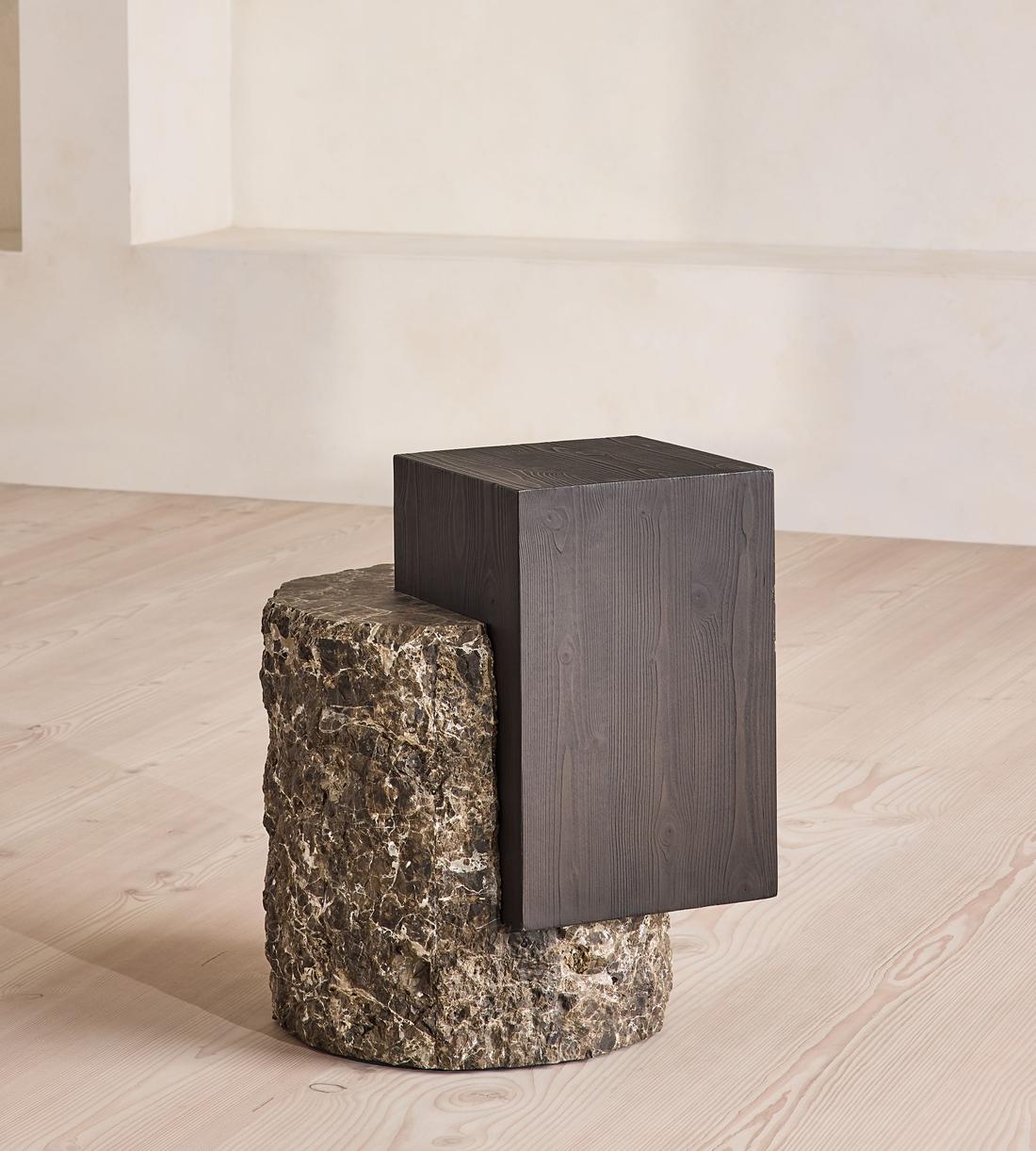 Torren Side Table - Dark Emperador - Listing - Image 1