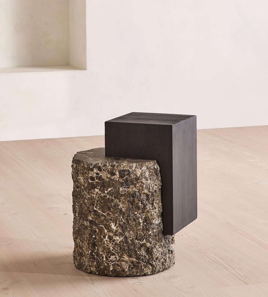 Torren Side Table - Dark Emperador - Listing - Image 2