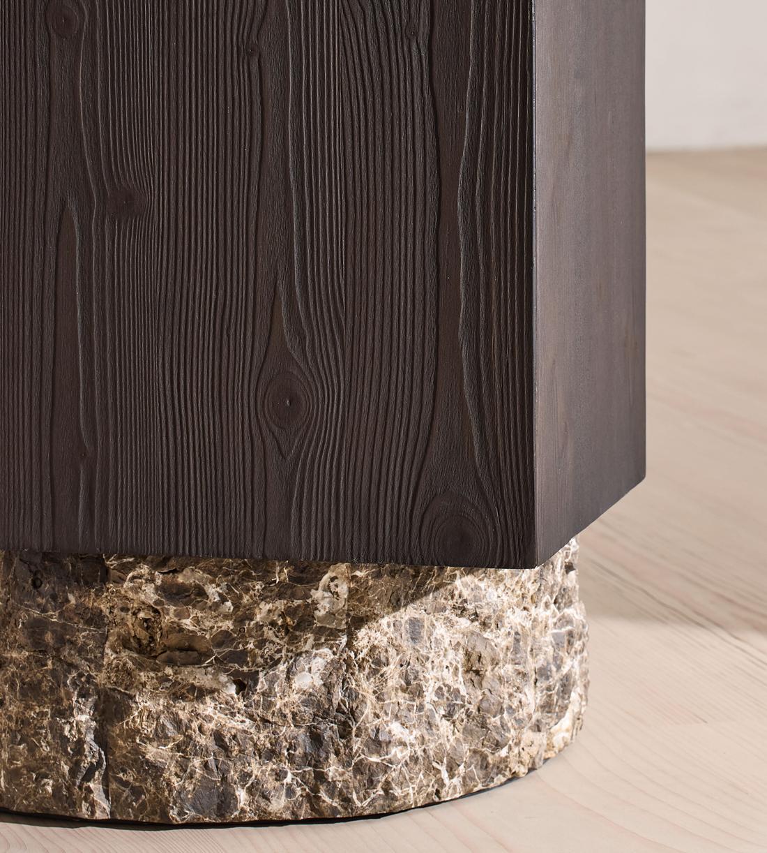 Torren Side Table - Dark Emperador - Images - Image 4