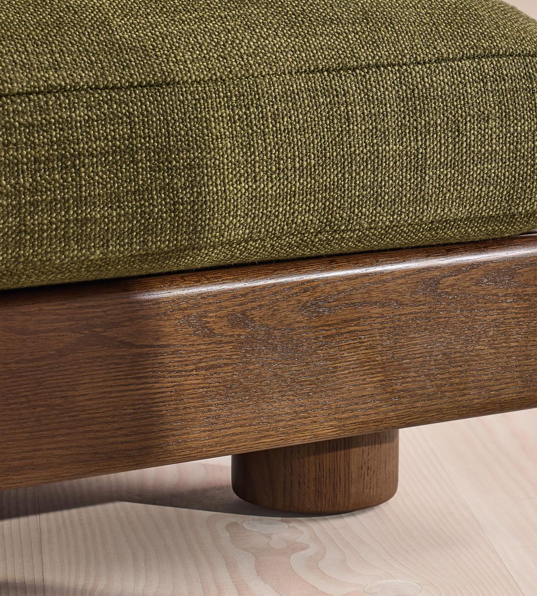 Truro Sectional Sofa - Three Seater - Wool Linen - Moss US - Images - Image 7