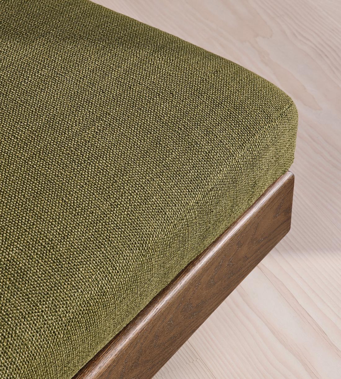 Truro Ottoman - Wool Linen - Moss UK - Images - Image 3
