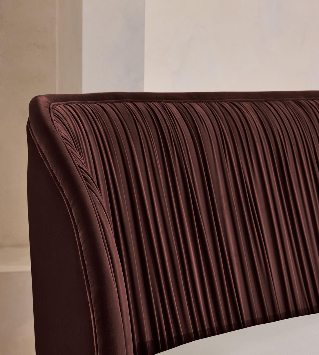 Blair Bed - King - Velvet - Aubergine UK - Images - Image 4