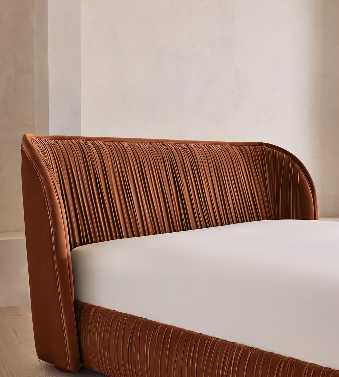 Blair Bed - King - Velvet - Cinnamon - UK - Images - Image 3