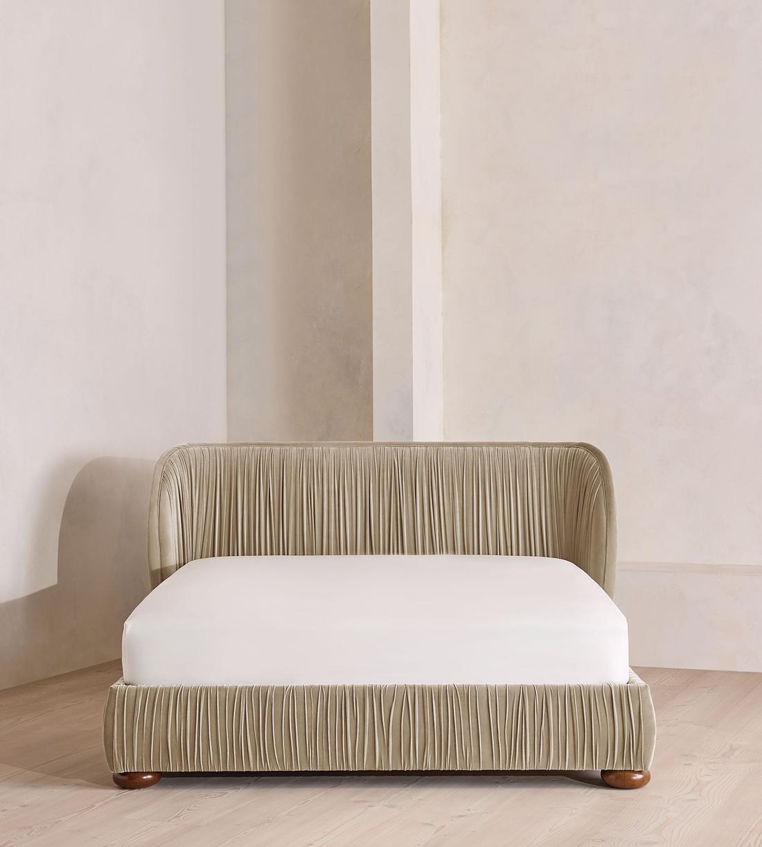 Blair Bed - King - Velvet - Oyster - UK - Listing - Image 2