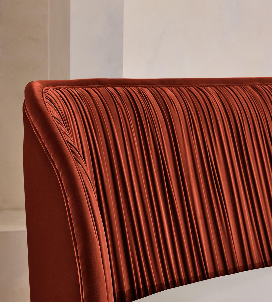 Blair Bed - King - Velvet Rust - UK - Images - Image 4