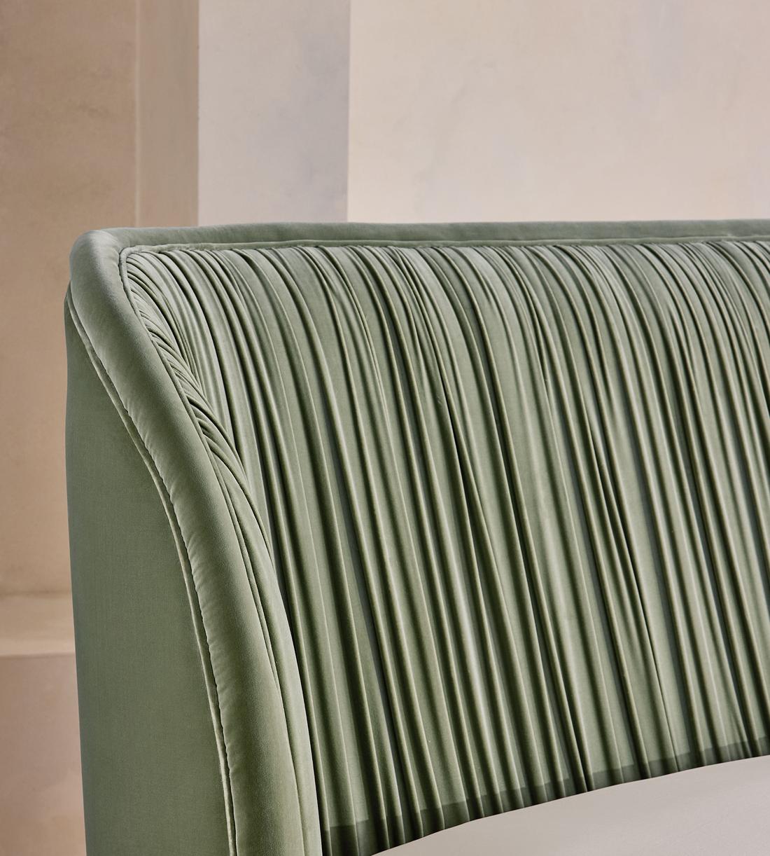 Blair Bed - King - Velvet - Seafoam - US - Images - Image 4