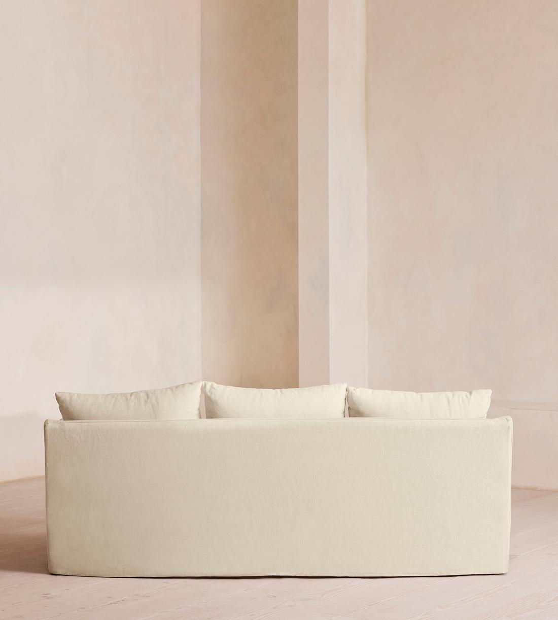 Roma Three Seater Sofa - Linen - Bisque - US - Images - Image 5