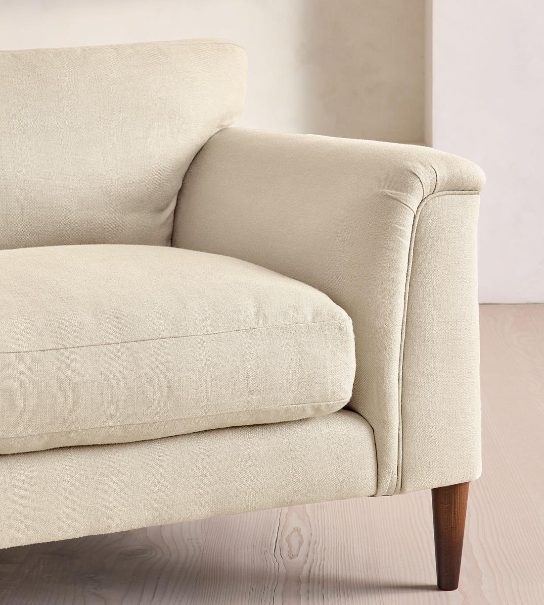 Reya Three Seater Sofa - Linen - Bisque - US - Images - Image 5