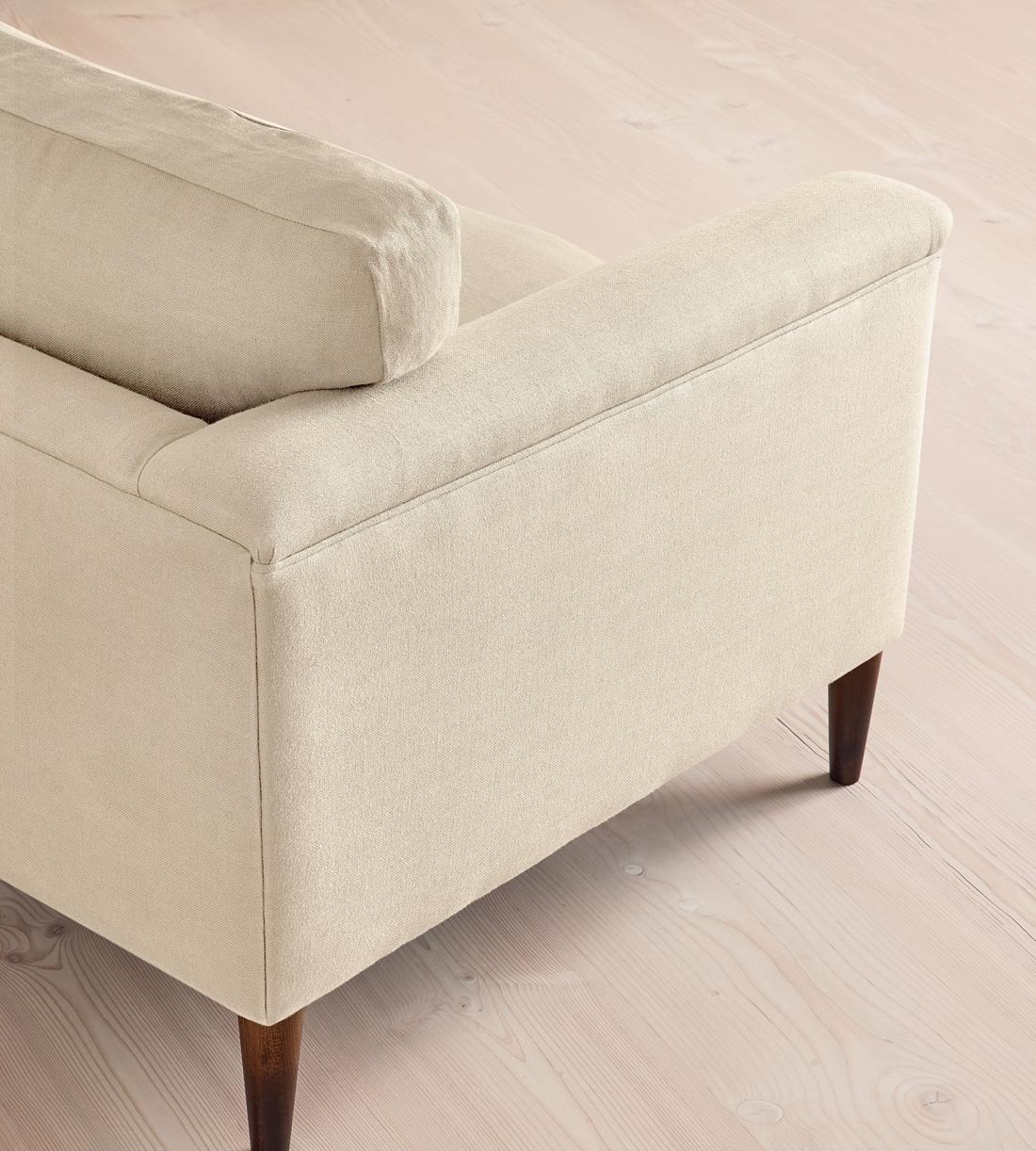 Reya Three Seater Sofa - Linen - Bisque - US - Images - Image 6