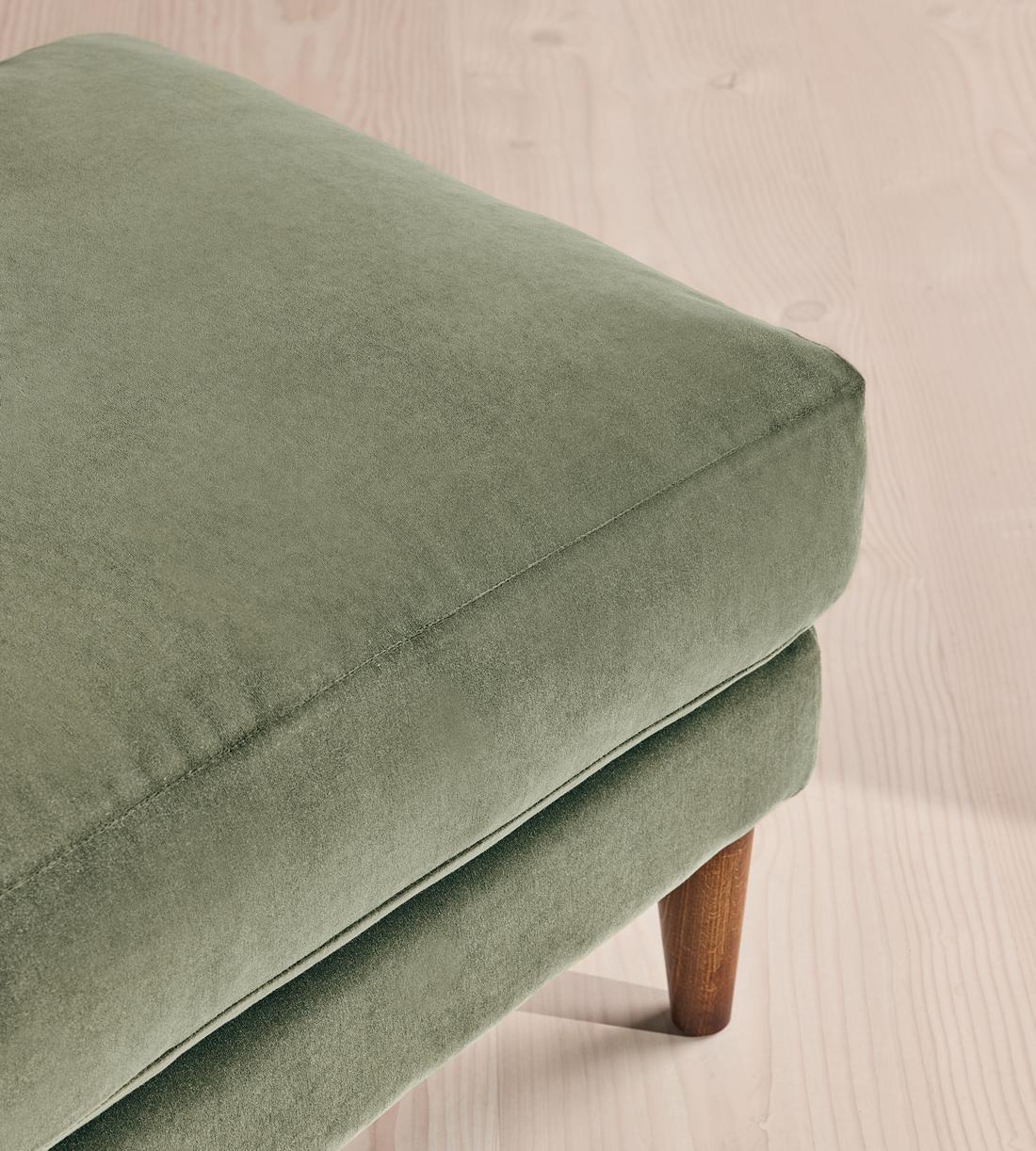 Reya Ottoman Velvet - Seafoam - UK - Images - Image 4